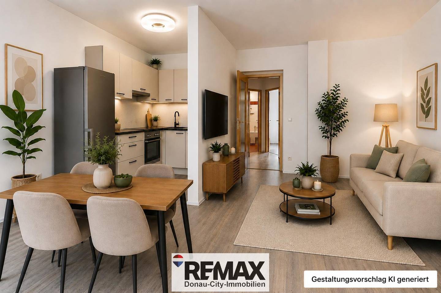 Wohnung with two gardens and underground garage