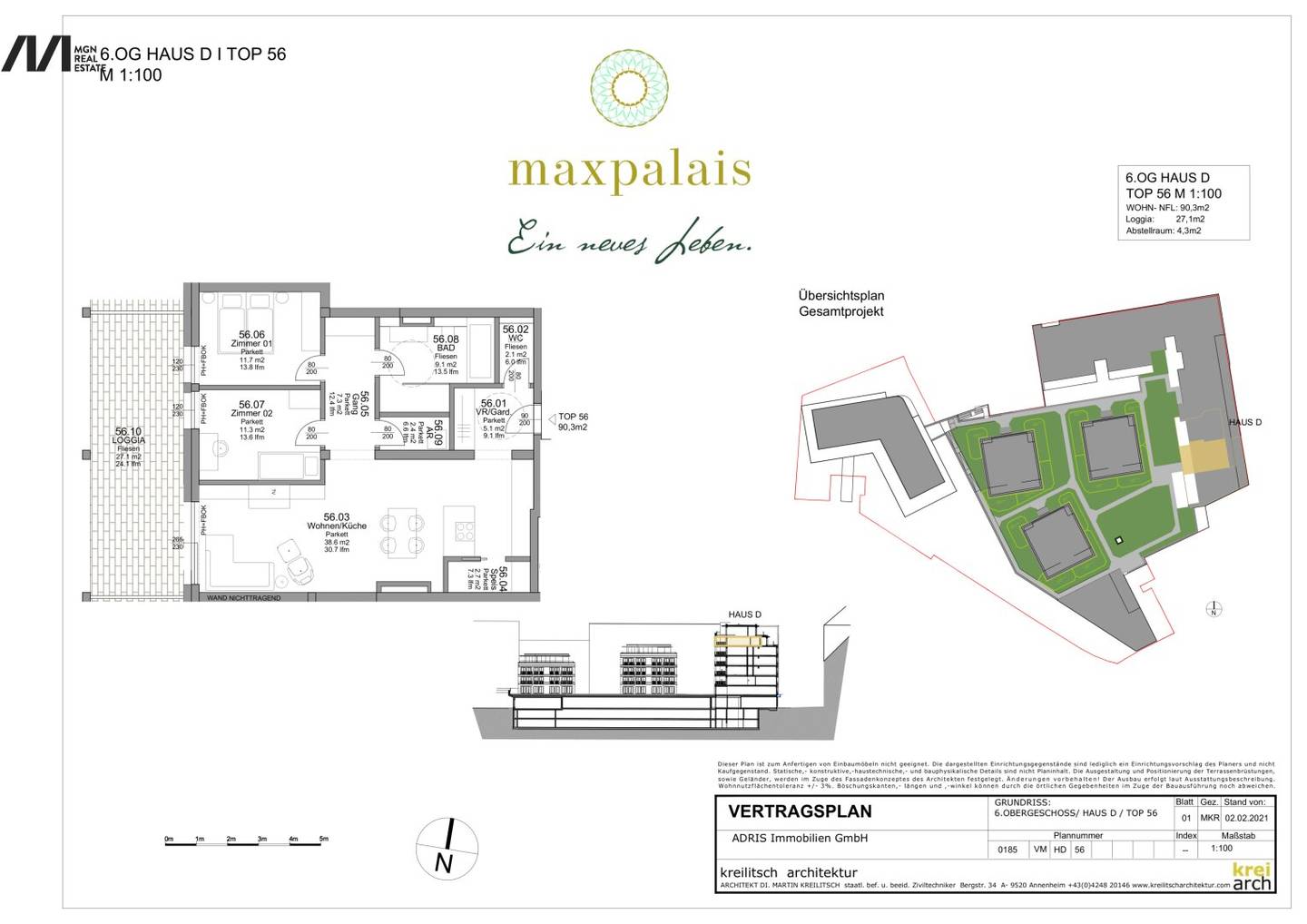 Penthaus im MaxPalais - Lassen Sie Ihren Wohntraum wahr werden