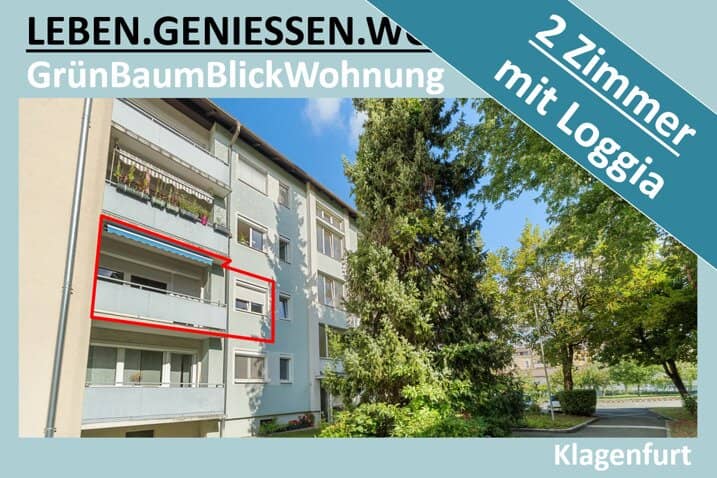 SEHR GUT AUFGETEILTE 2 ZIMMER WOHNUNG IN KLAGENFURT ZUM TOP-PREIS