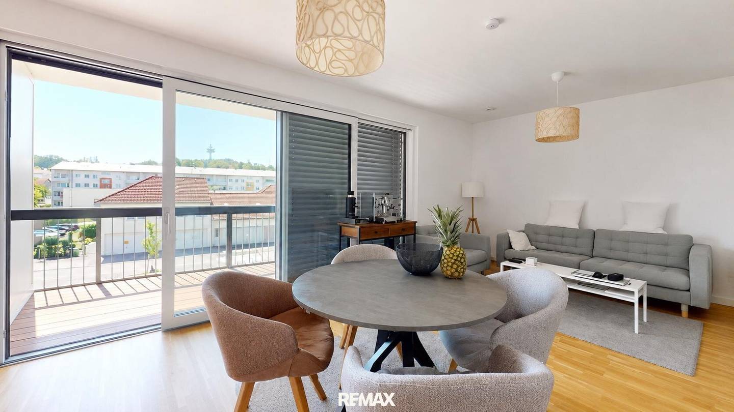 Moderne 2-Zimmer-Wohnung mit Dachterrasse in Ansfelden