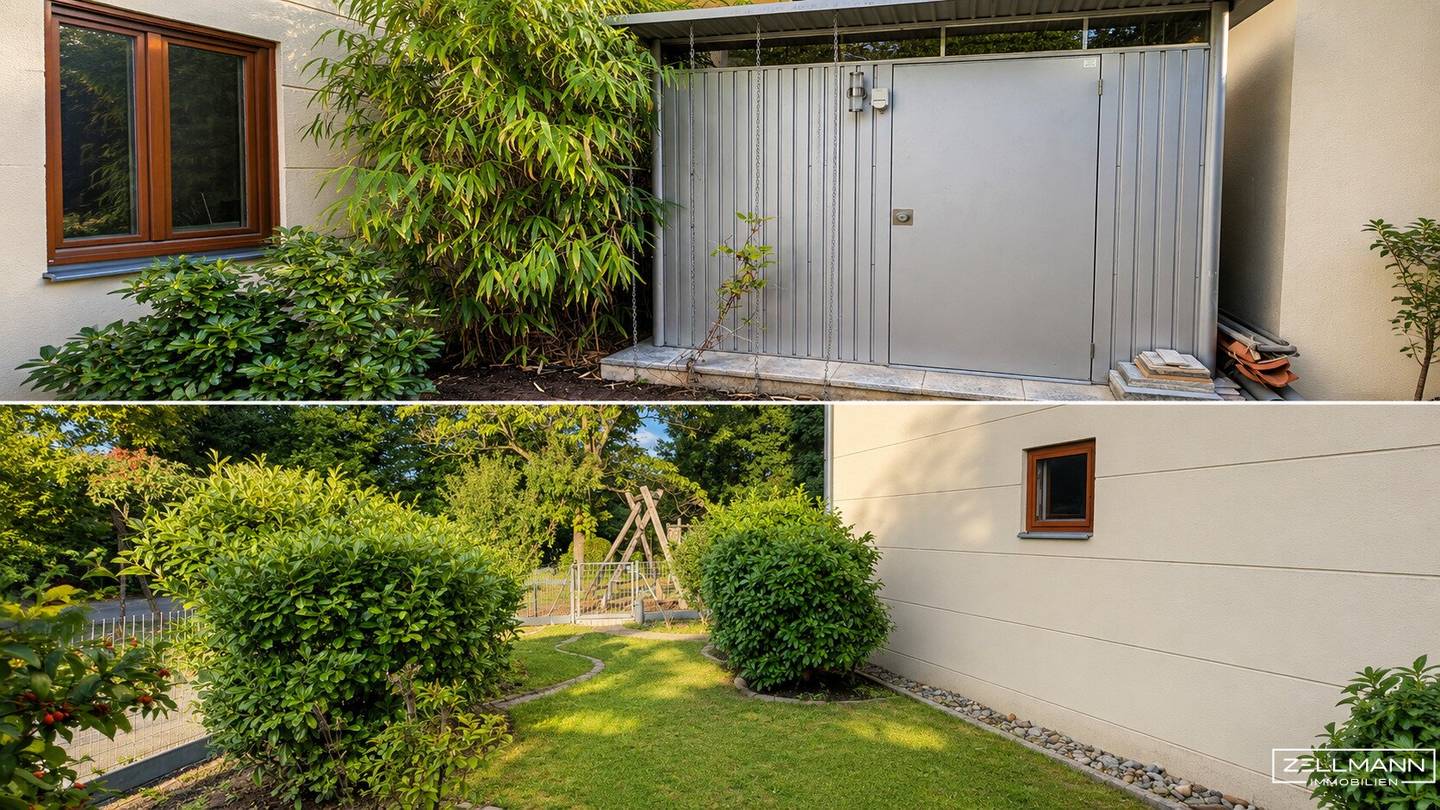 Gartenliebe trifft Wohnkomfort – 4 Zimmer mit rund 200 m² Eigengarten | ZELLMANN IMMOBILIEN