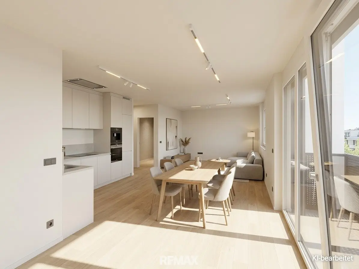 JF2 - Modern first-occupancy apartment, 4 rooms, balcony in Brunn/Gebirge
