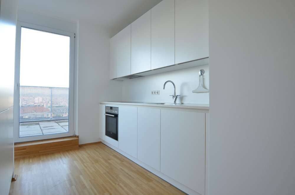 Klimatisierte Terrassenwohnung mit Fernblick beim Bahnhof Meidling