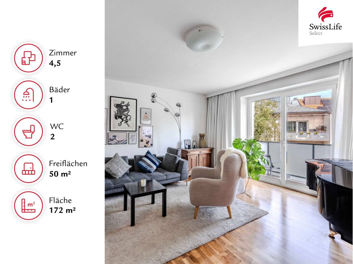 Großzügige & stilvolle Maisonette mit sonniger Dachterrasse