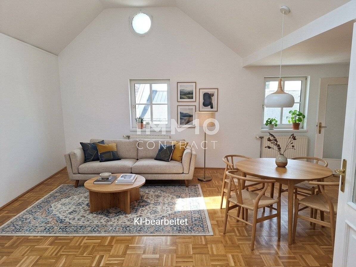 Sonnige 2 Zimmer-Dachgeschosswohnung am Stadtplatz 19 - Top 9