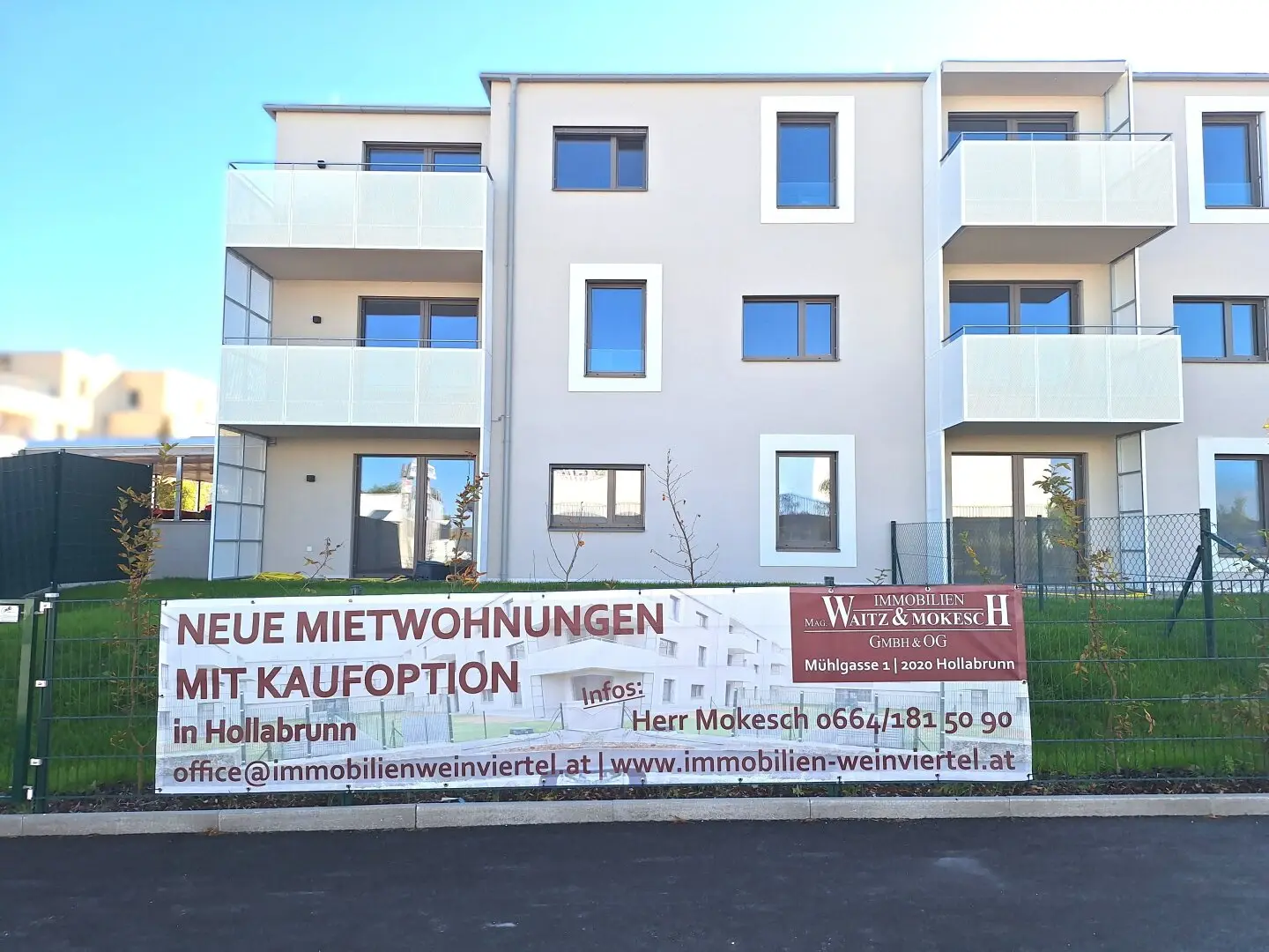 NEU ERBAUTE MIETWOHNUNGEN MIT KAUFOPTION AM STADTRAND