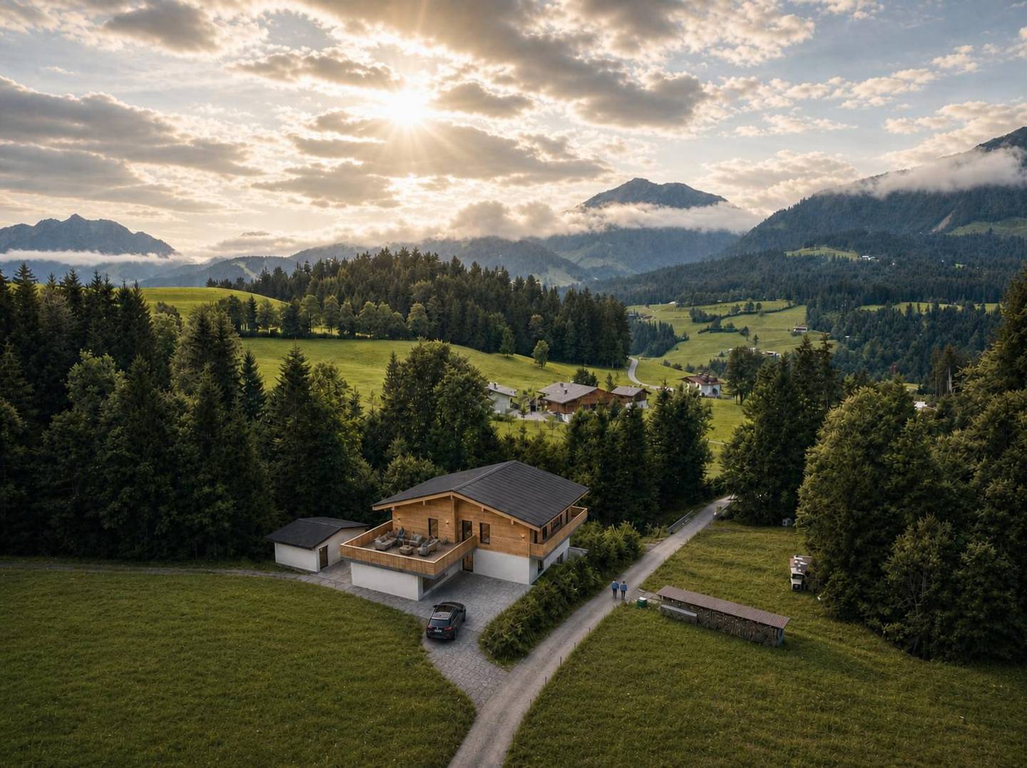 Exklusives Chaletprojekt in idyllischer Ruhelage mit Freizeitwohnsitz