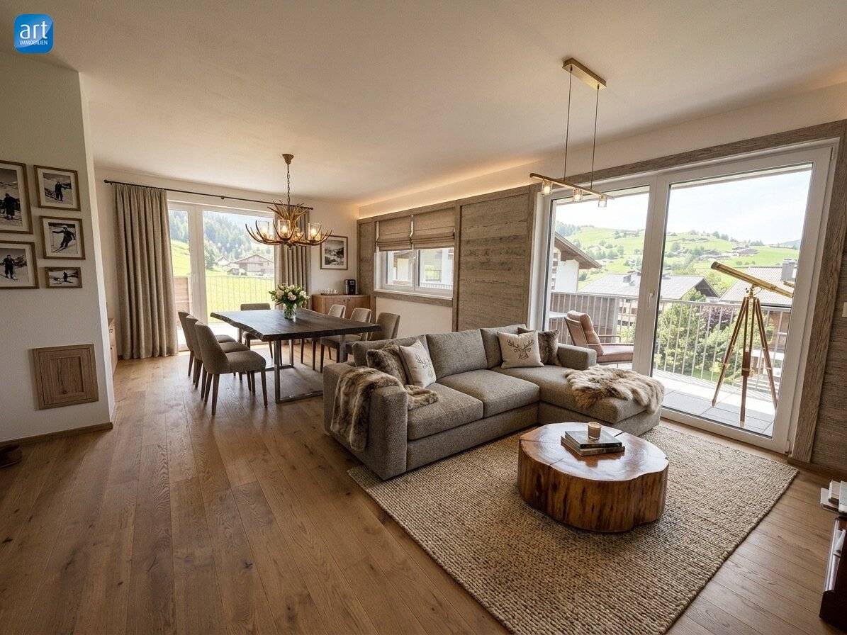 Moderne 4-Zimmer-Wohnung in Kaprun, 96m², Balkon, 2 Bäder, 2 Stellplätze, Top Ausstattung!