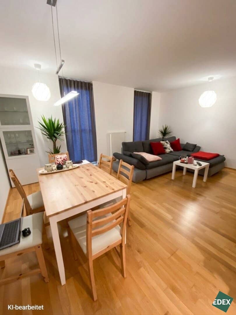 Ruhige 3-Zimmer-Wohnung mit Balkon nahe der Haltestelle Kliebergasse I Badewanne & Dusche