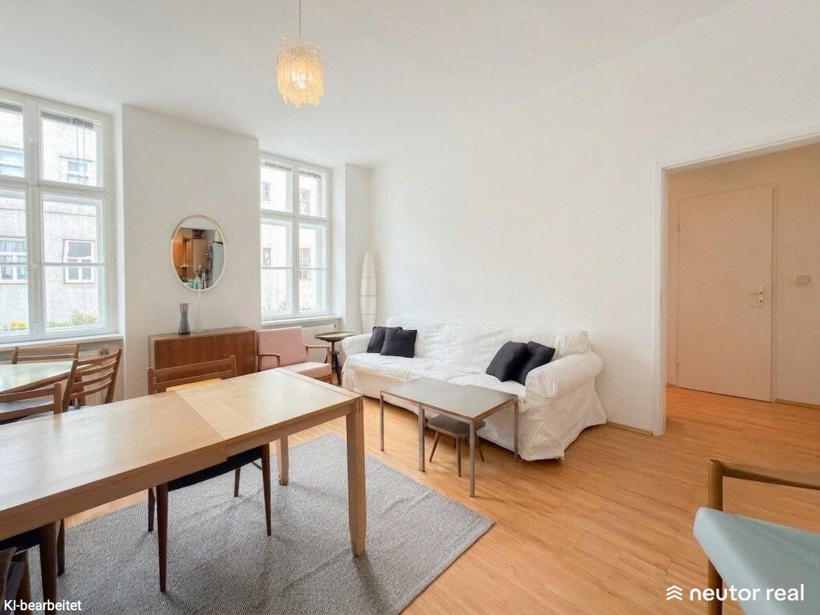 Charmante Altbauwohnung in ruhiger Innenhoflage -3 Zimmer - Nähe U6 Thaliastraße