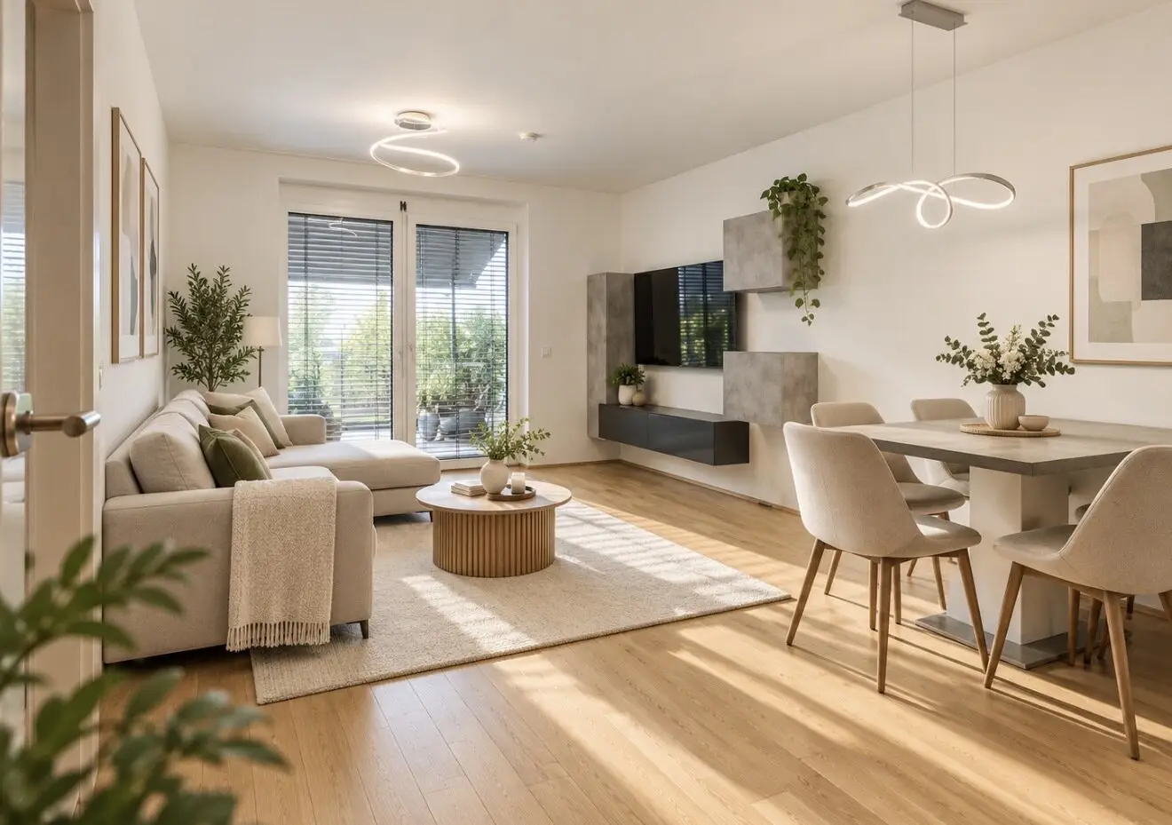 Dream garden apartment – modern living comfort with private garden, terrace &amp; underground parking