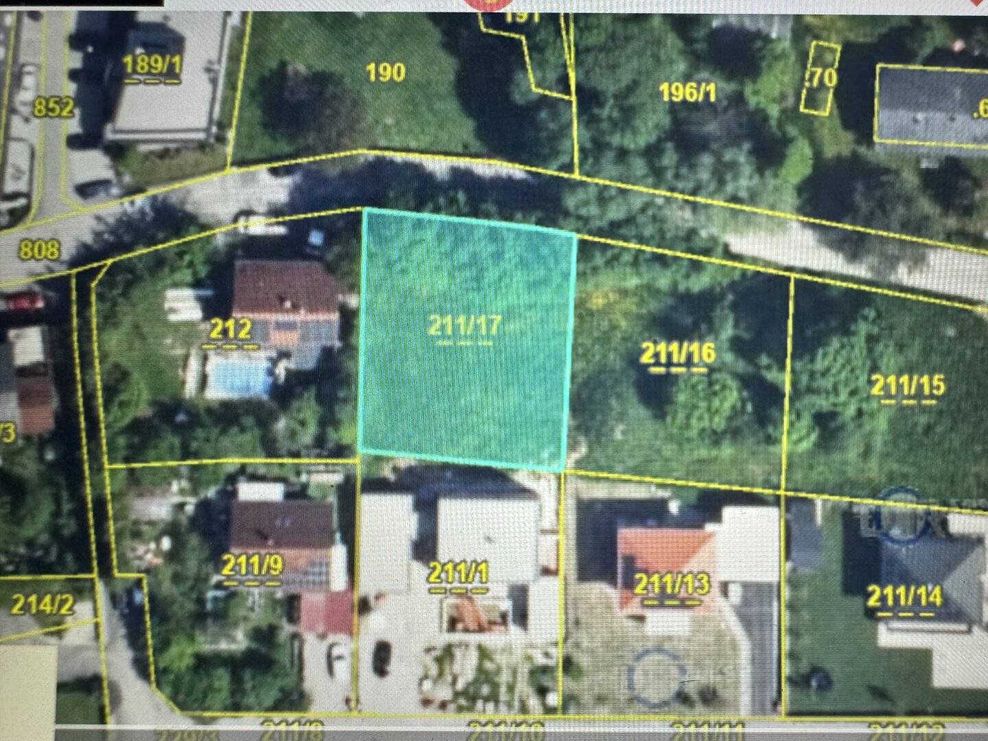 Building plot awaiting development