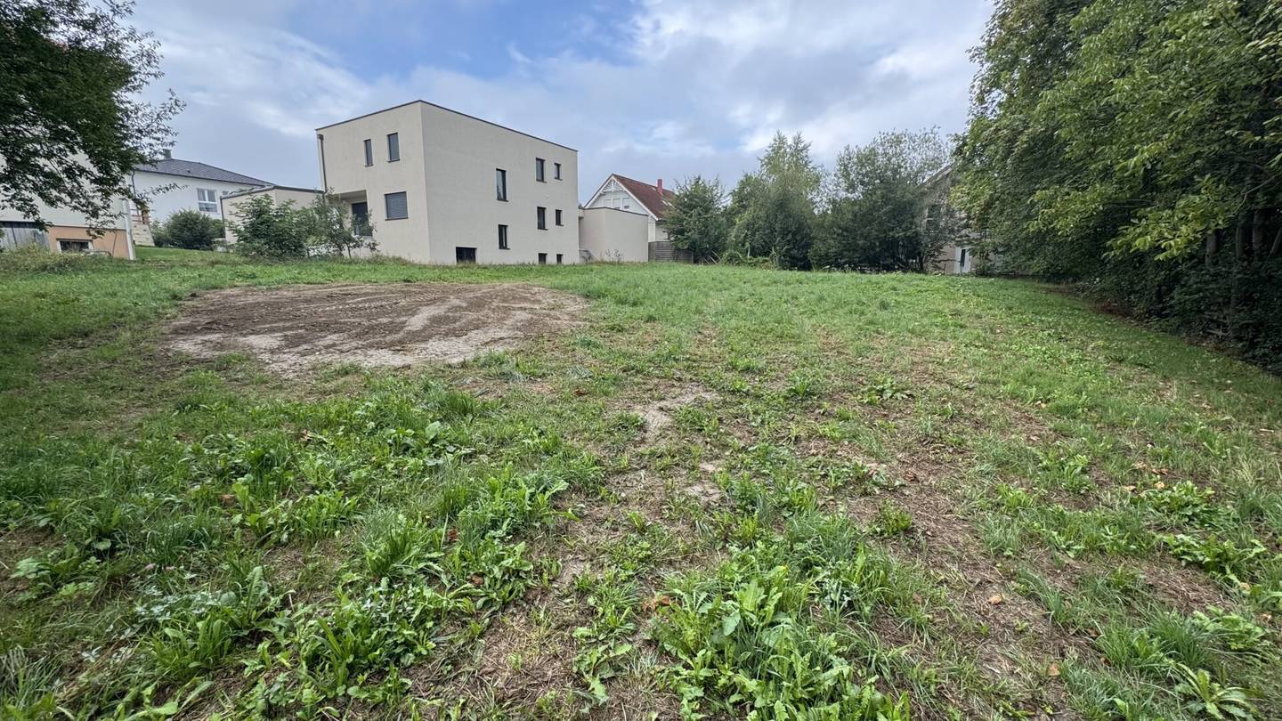 Building plot awaiting development