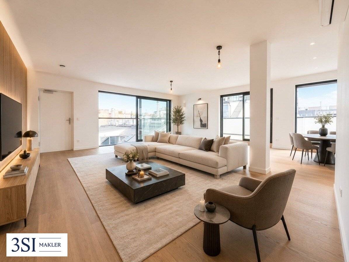 Luxuriöses Penthouse im Servitenviertel – 6 Zimmer, Dachterrasse &amp; Whirlpool