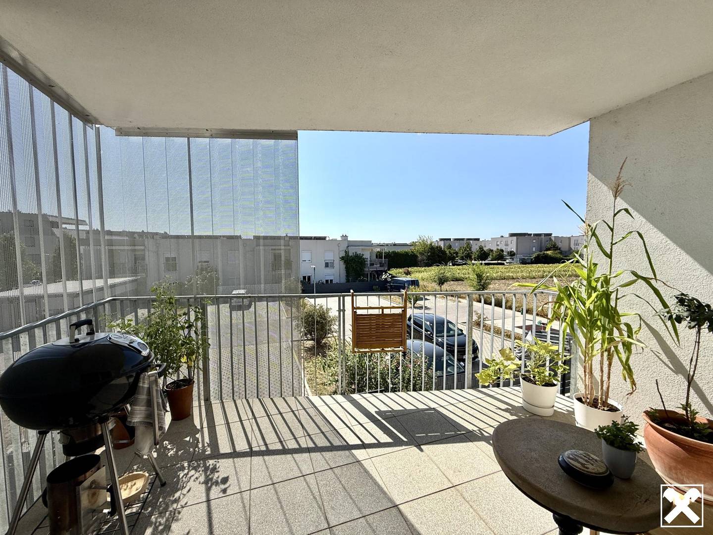 Bright Wohnung with balcony and nature view