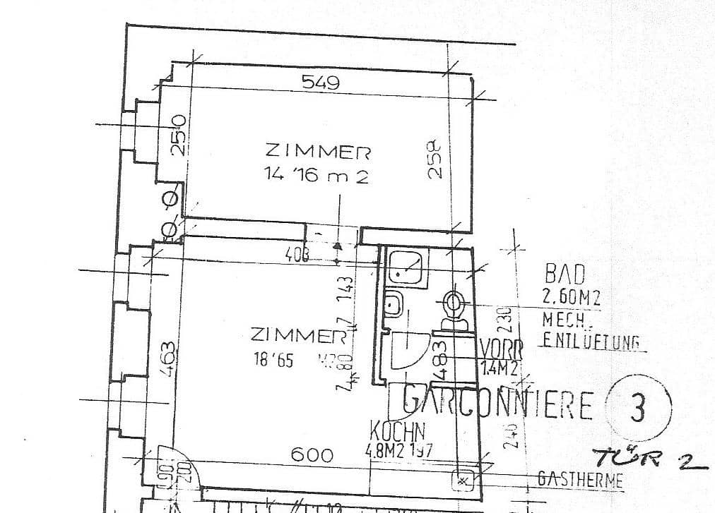 Zentrale Anlegerwohnung mit gut vermietbarem Grundriss