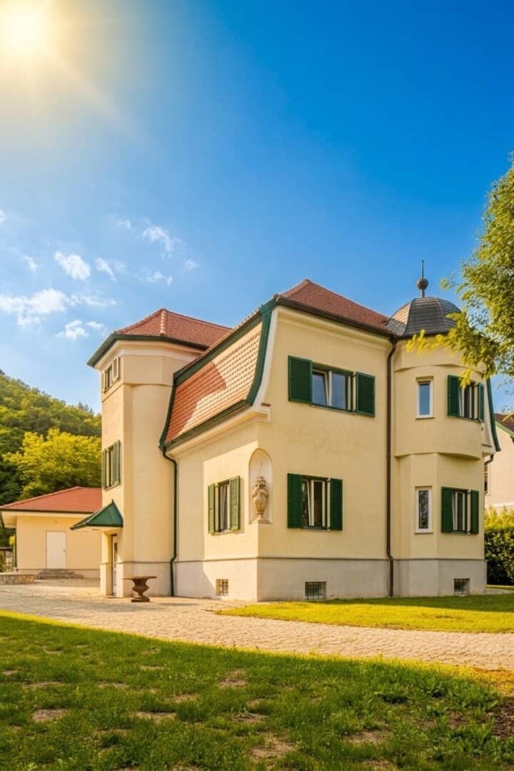 ++ Wo andere Urlaub machen, sind Sie zu Hause ++ Außergewöhnliche Villa mit privatem Flusszugang &amp; Wellnessbereich am Kamp