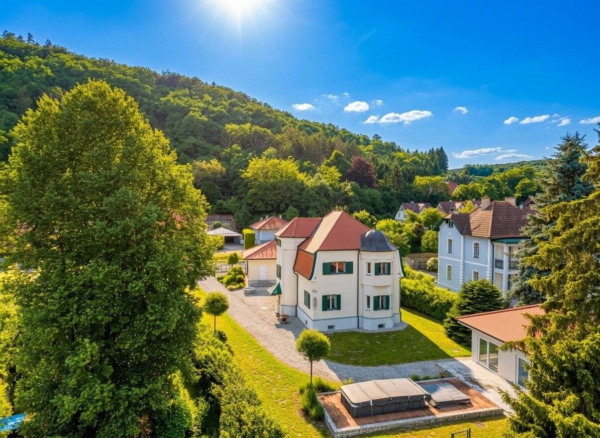 ++ Wo andere Urlaub machen, sind Sie zu Hause ++ Außergewöhnliche Villa mit privatem Flusszugang &amp; Wellnessbereich am Kamp
