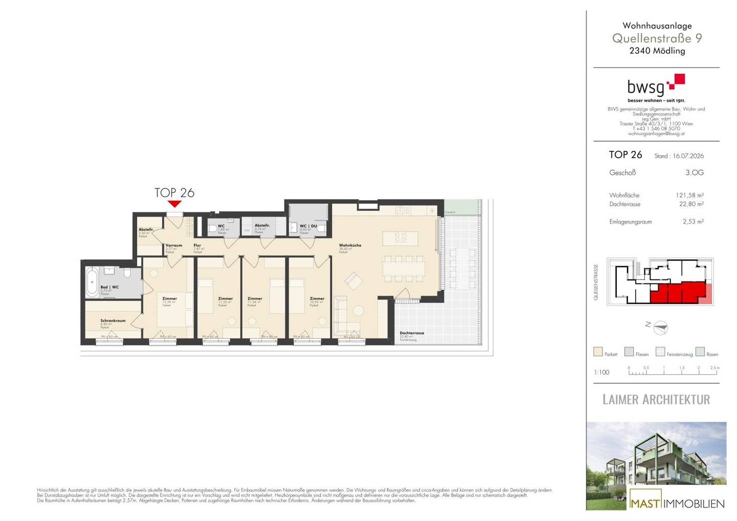 *Frühjahr 2027* 5-Zimmer Dachgeschosswohnung mit Südwest Terrasse!