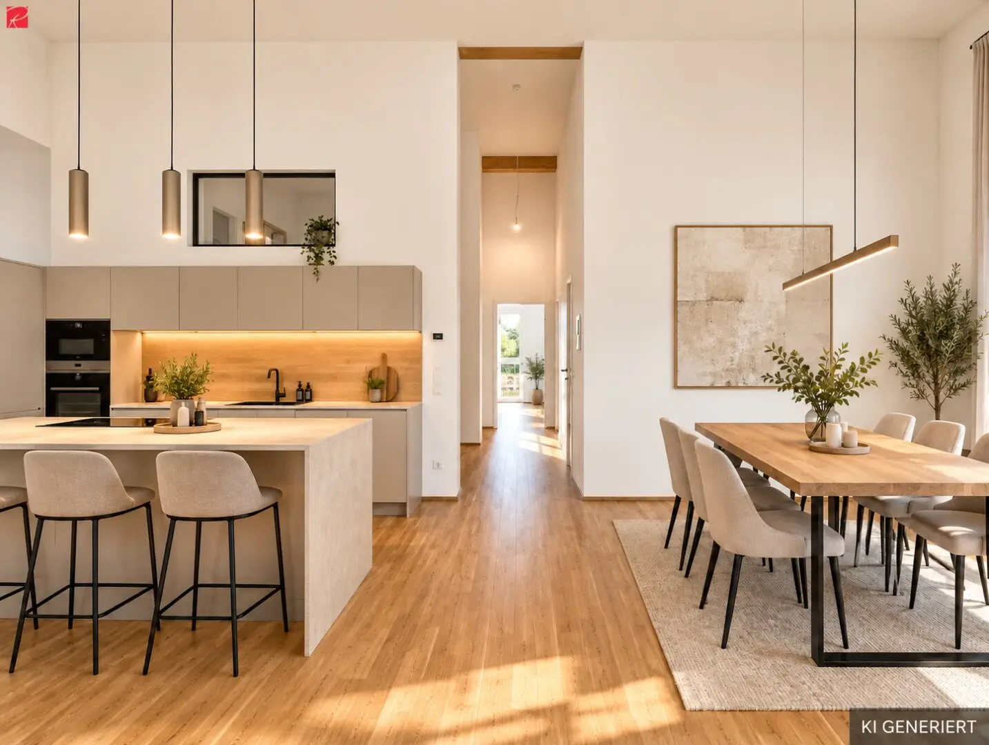 Bright first occupancy with large balcony & carport