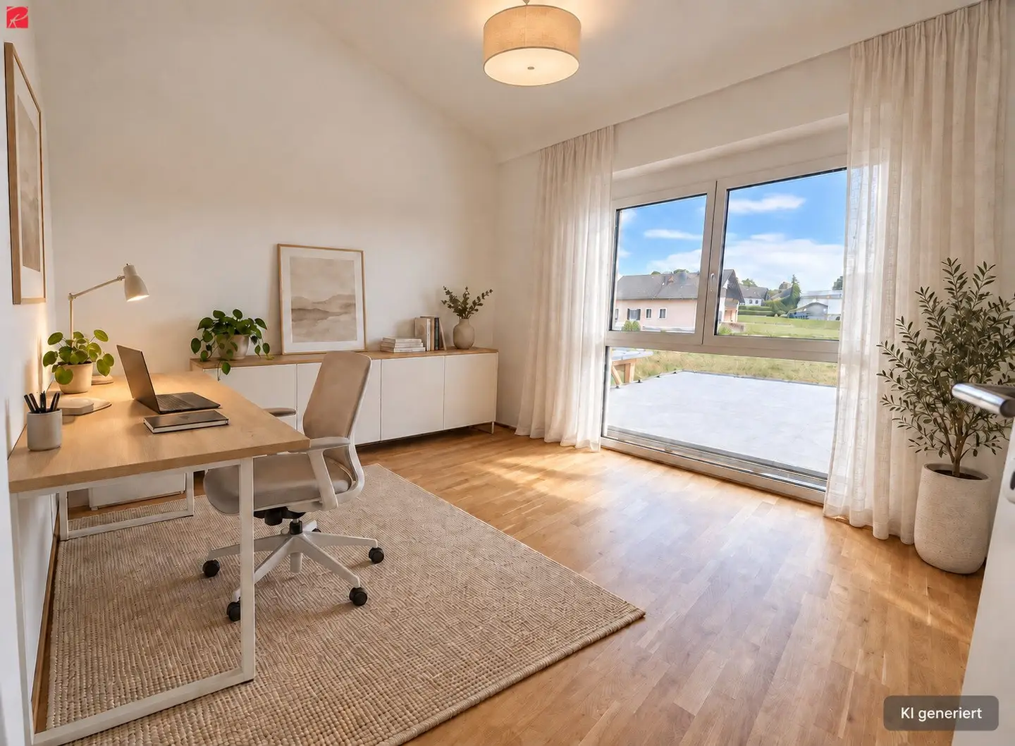 Bright first occupancy with large balcony &amp; carport