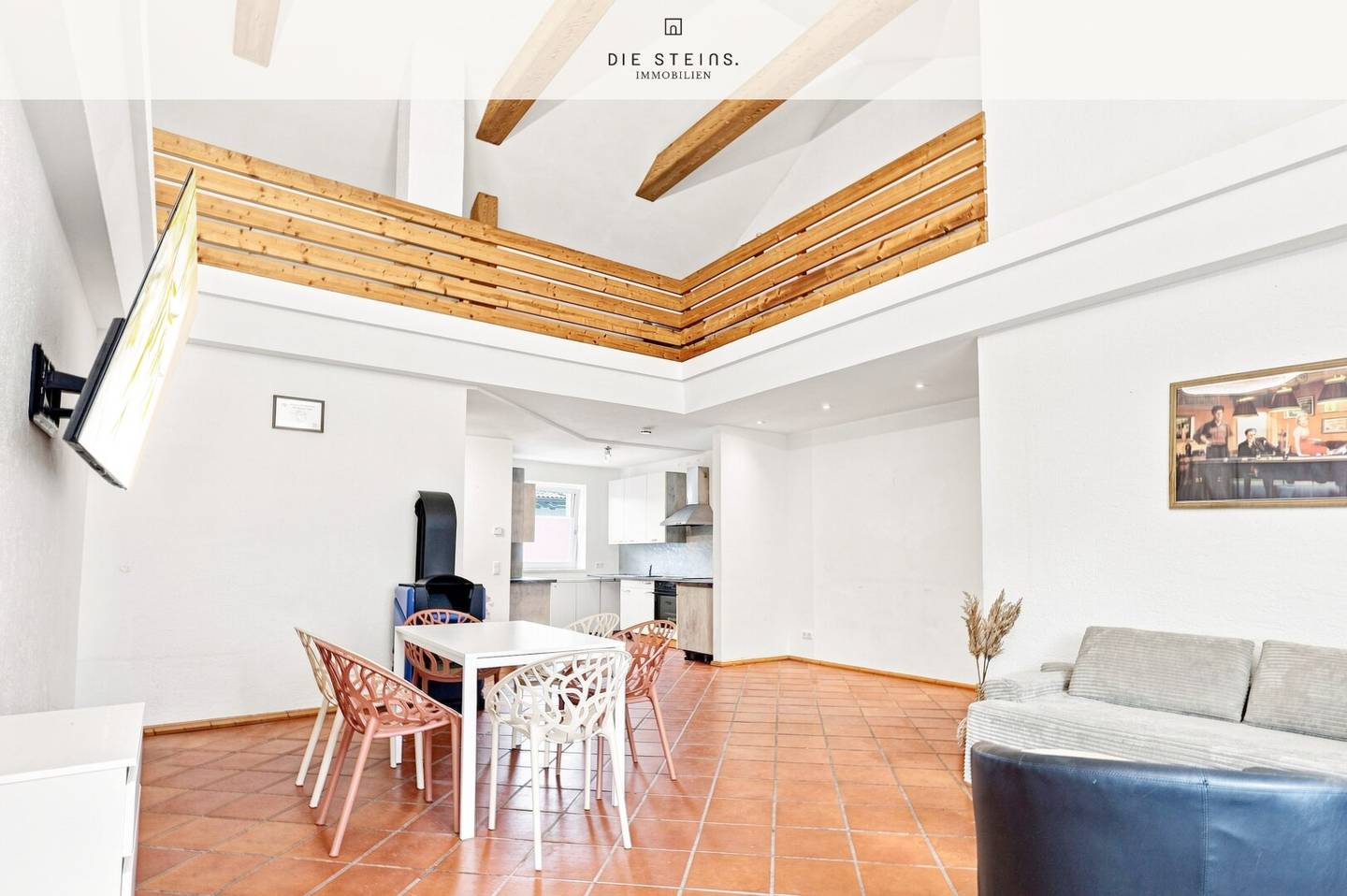 Exklusive Galerie-Wohnung - Eigengarten, Schwedenofen, Außenkamin