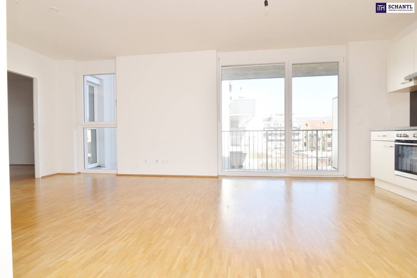 Sparen mit Erdwärme: Helle, ruhige Eckwohnung im Innenhof in Graz