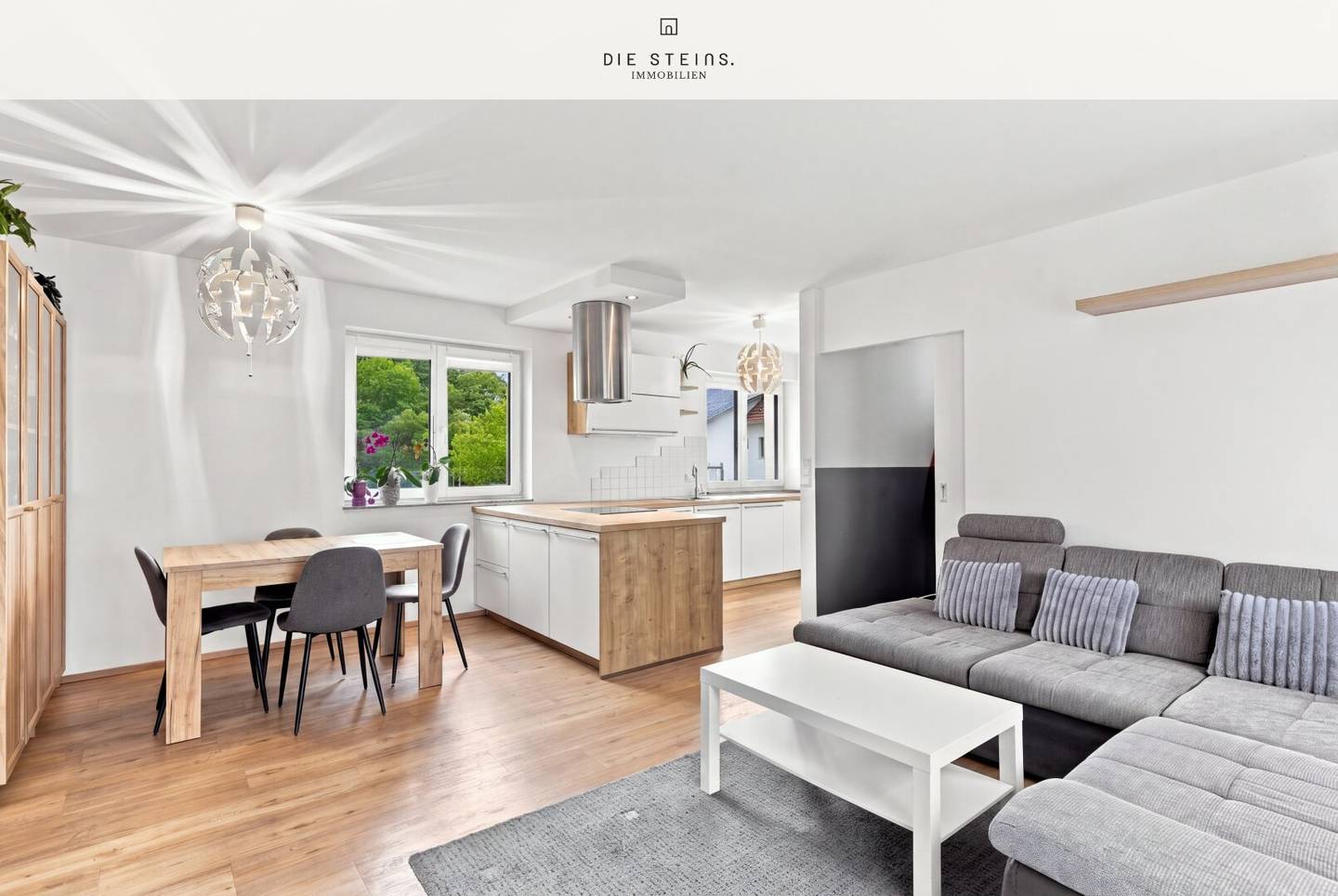 Modernes Familienidyll: 4-Zimmer-Gartenwohnung mit Terrasse &amp; Grünblick