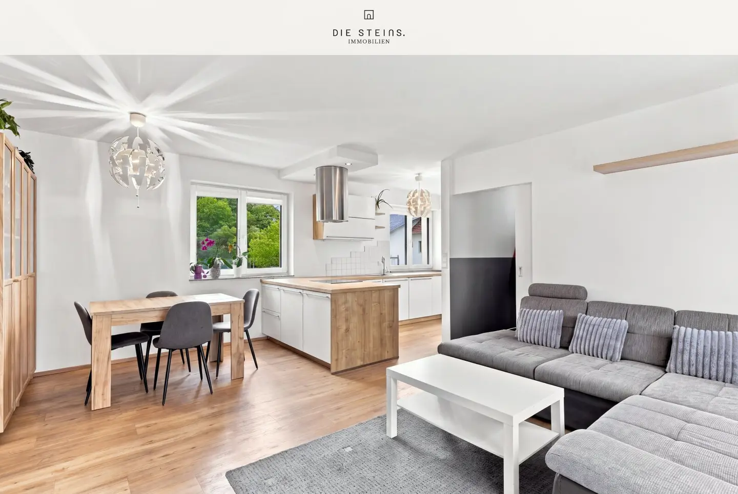 Modernes Familienidyll: 4-Zimmer-Gartenwohnung mit Terrasse & Grünblick
