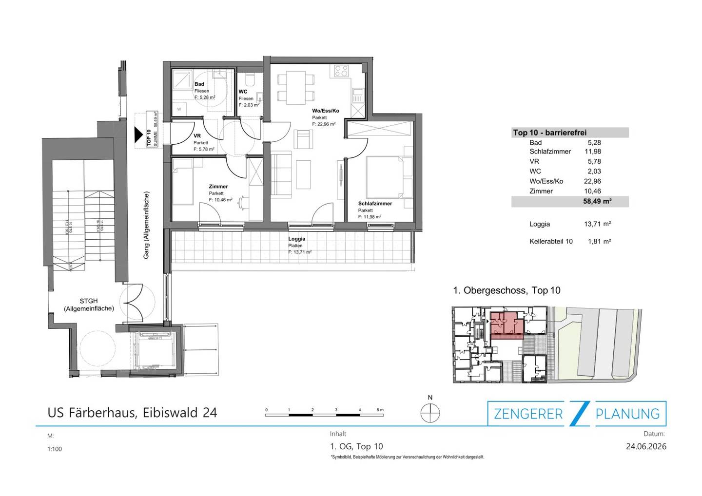 First occupancy in the old Färberhaus on the main square of Eibiswald