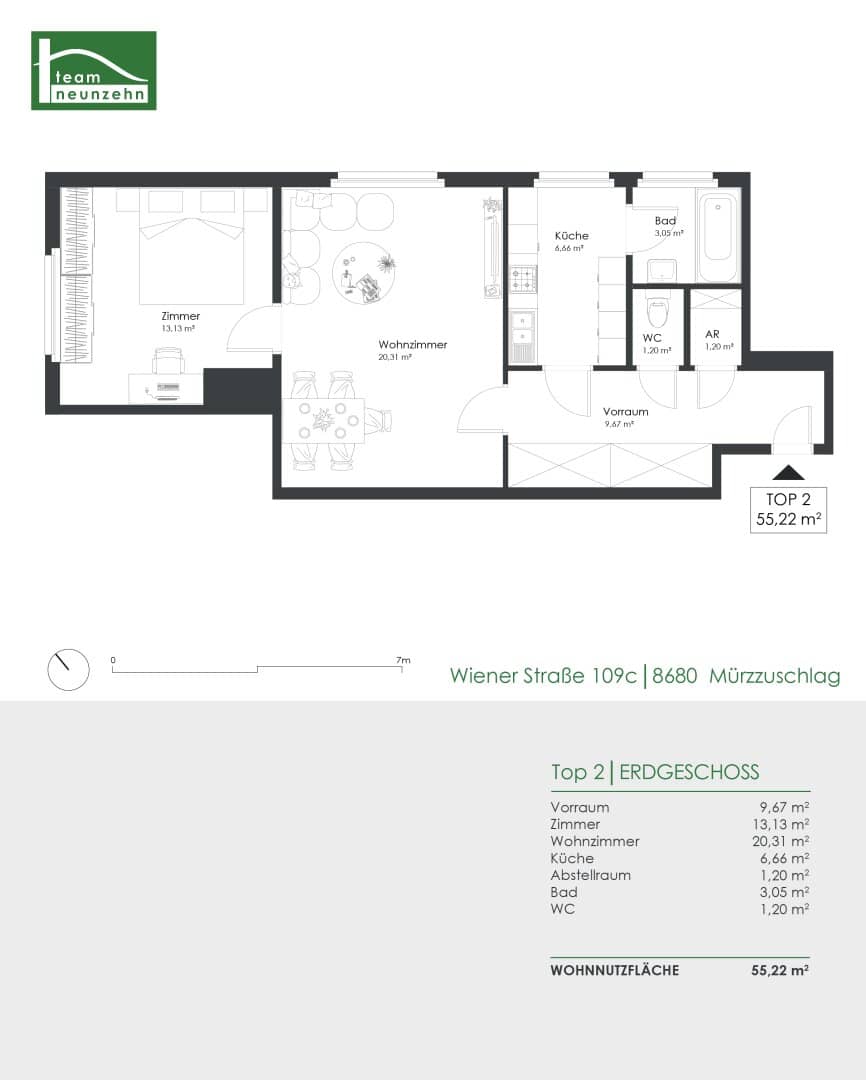 Wohnung zentrale Lage nahe Bahnhof provisionsfrei