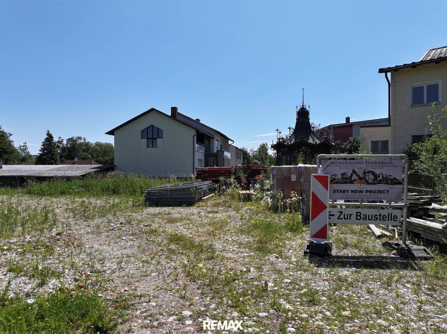 Blick von der Zufahrt