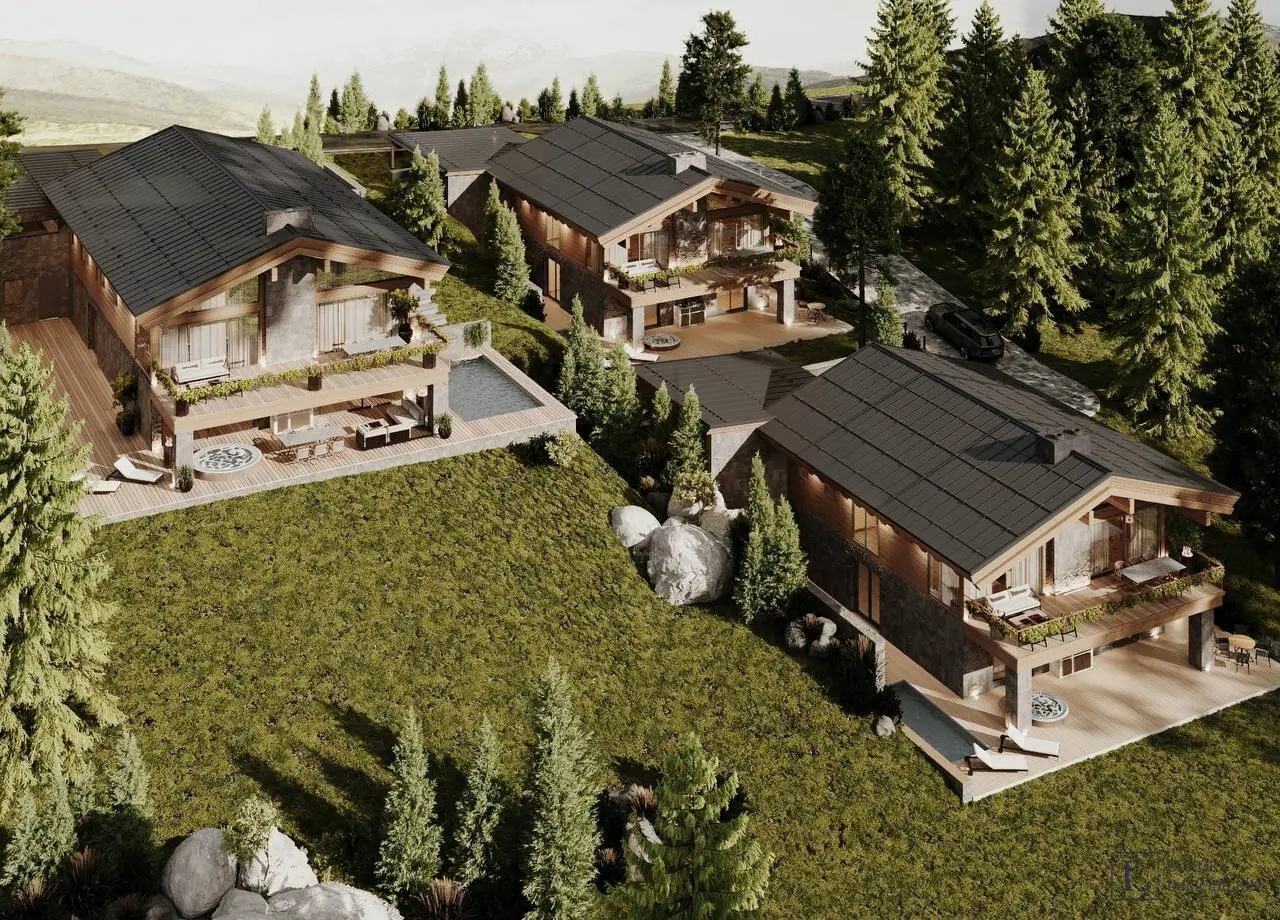 Privates Alpenchalet mit Pool, Wellnessbereich und Bergblick