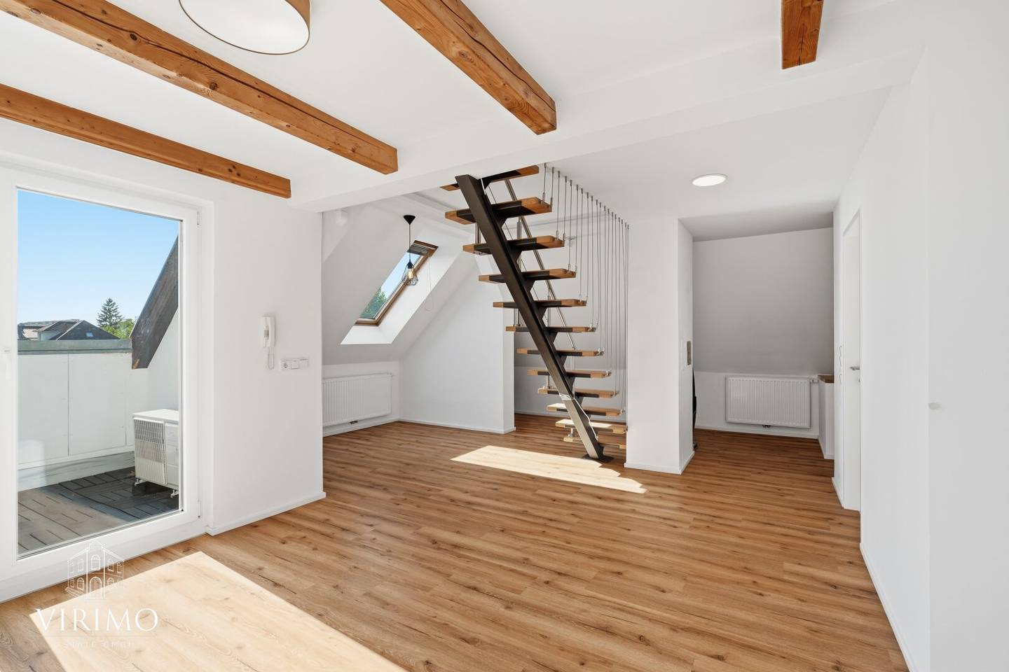 Vermietete Maisonette-Wohnung mit Balkon, Garten, Klimaanlage &amp; Stellplatz in Wels