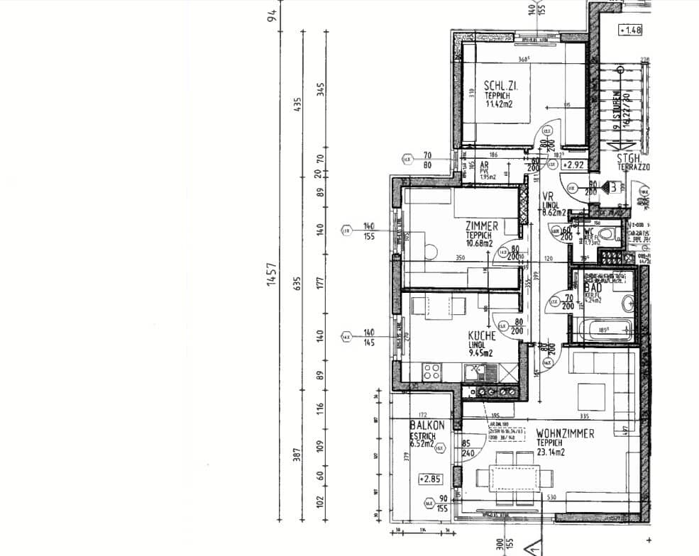 St. Pölten – Wohntraum mit 3 Zimmern und Balkon - KAUFOPTION