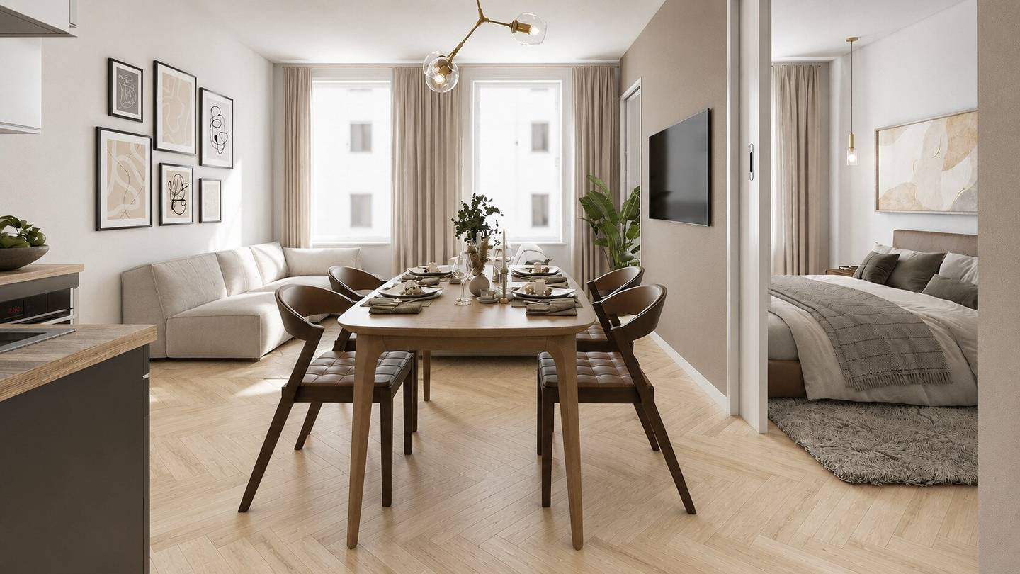 Spacious 1.5-room apartment in the 18th district of Vienna, near Währinger Park