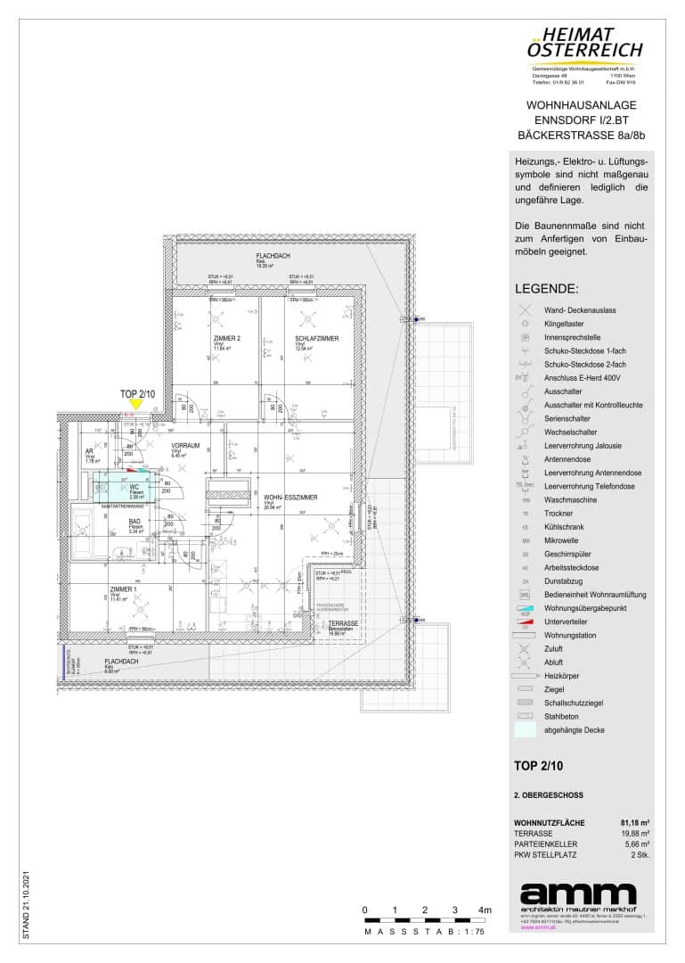 Ennsdorf - 4-room family gem with beautiful terrace