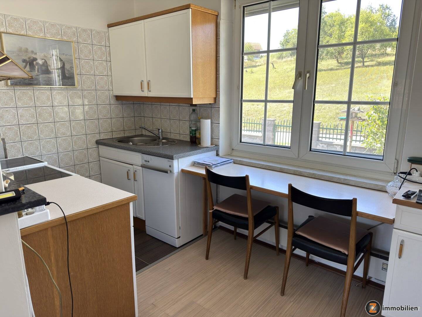 Well maintained small residential house in a quiet location with large plot