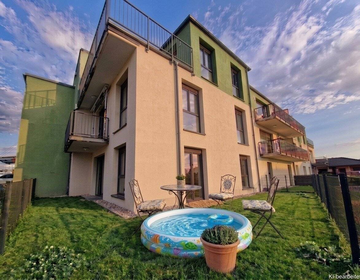New build Modern approx. 65 m² 3-room apartment with approx. 64 m² garden
