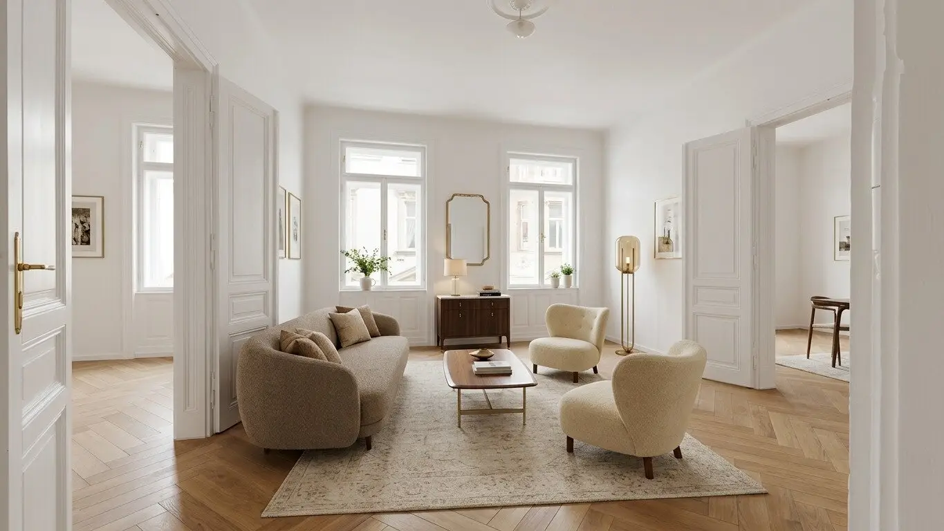Urban living with style – modern 4-room period apartment in the 4th district