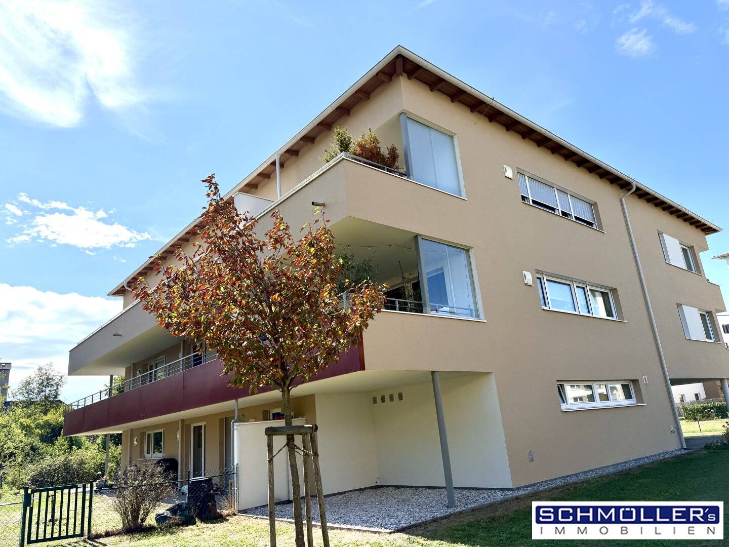 "Wohnen am Grünbach" Schöne helle 3 Zimmer-Wohnung mit 2 Aussenbereiche und 1 TG-Platz