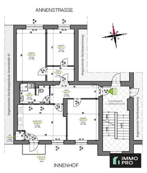 Fully renovated 3-room apartment near Esperantoplatz - AVAILABLE FROM OCTOBER!