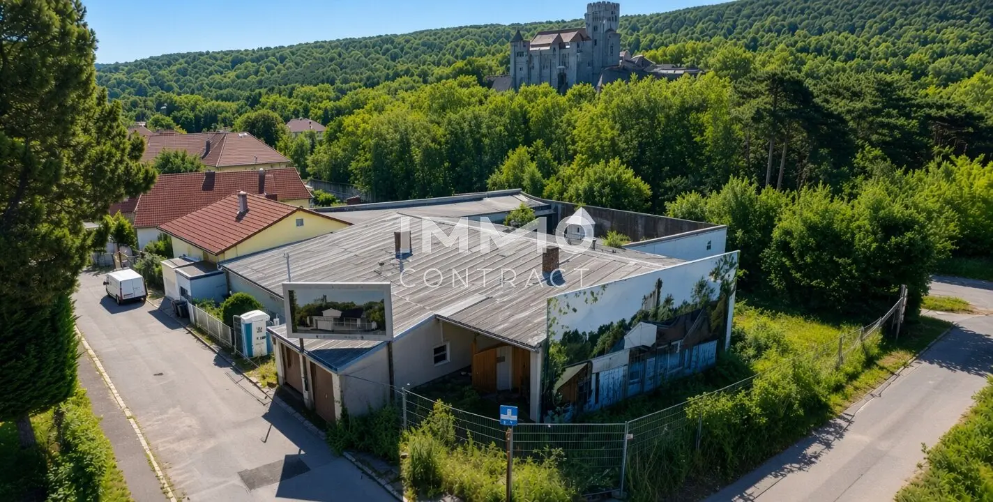 Villa at the Foot of Burg Liechtenstein I Space for New Ideas I House/Villa Requiring Full Renovation on a Corner Plot