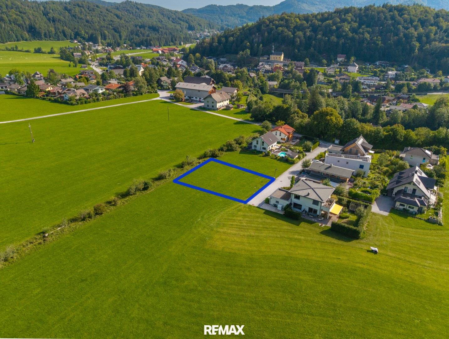 Ansicht Grundstück Grenze