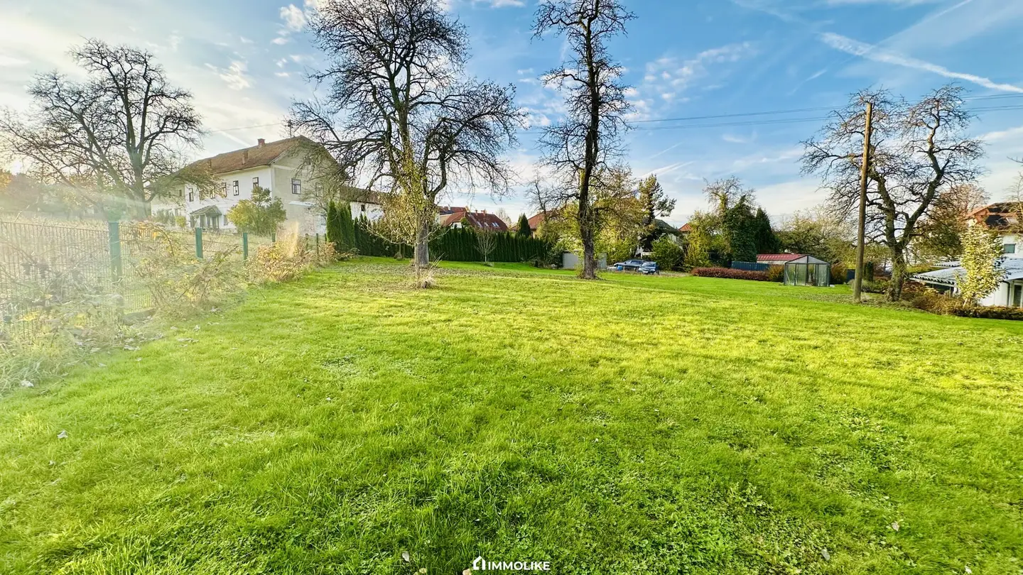 Großzügiges Baugrundstück in Scharten – 2.847 m² Bauland | Bauplatzgenehmigung | Dorfgebiet | Gestaltungskonzept vorhanden