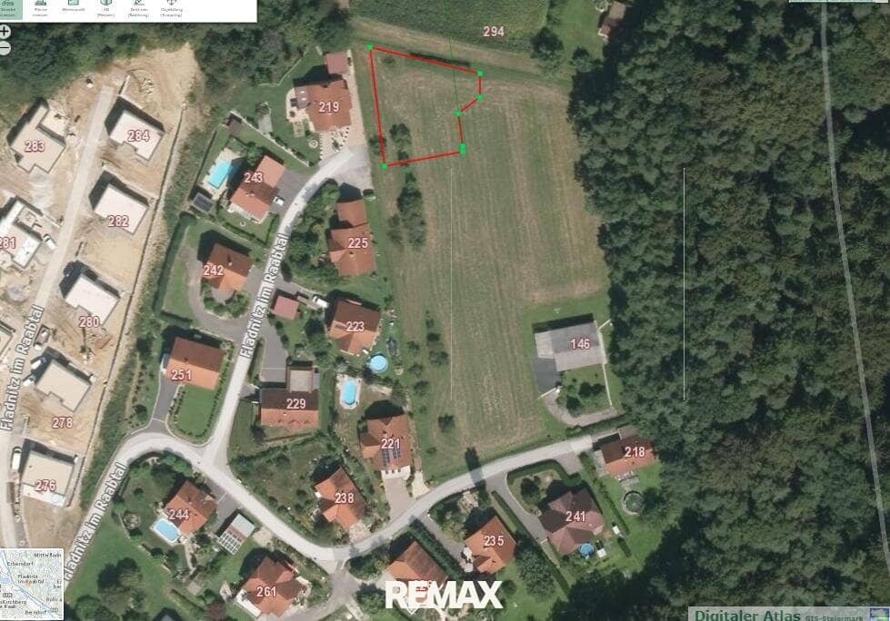 Sonniges Grundstück am Ende einer ruhigen Sackgasse