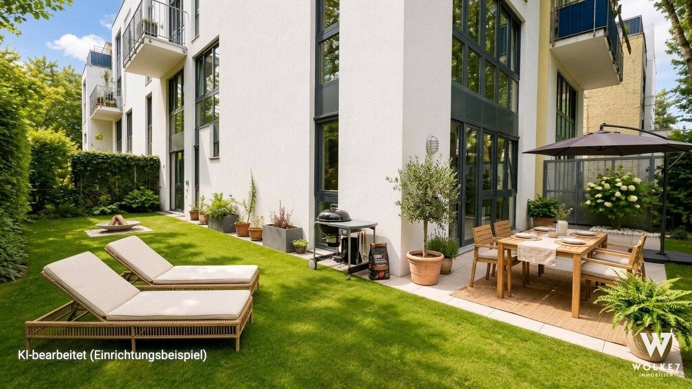 Traumhafte Maisonette mit ca. 123 m² | 2 bis 4 Zimmer möglich | Eigengarten | Tiefgarage