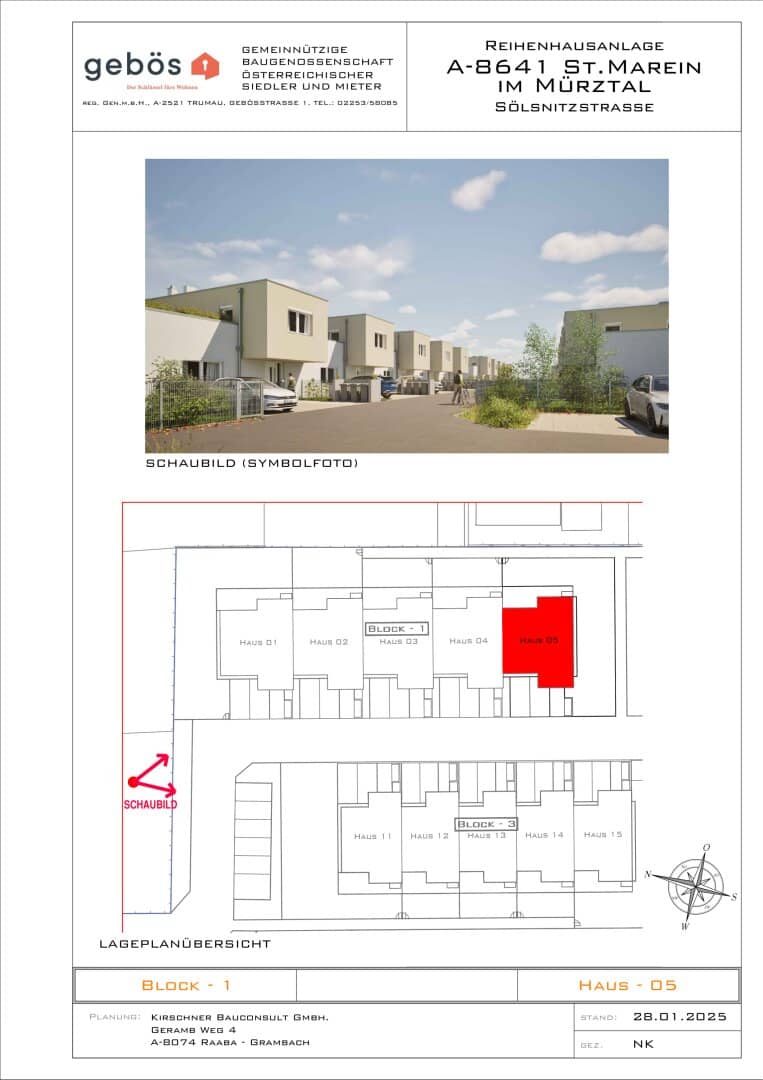 ERSTBEZUG: modernes Eckreihenhaus mit großen Garten