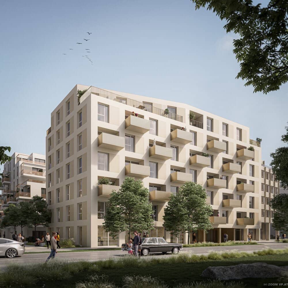 Privately financed rental apartments including kitchen first occupancy near city center