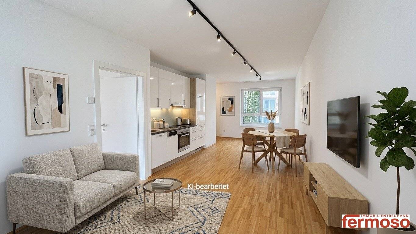 2-room apartment with loggia in the Lend district